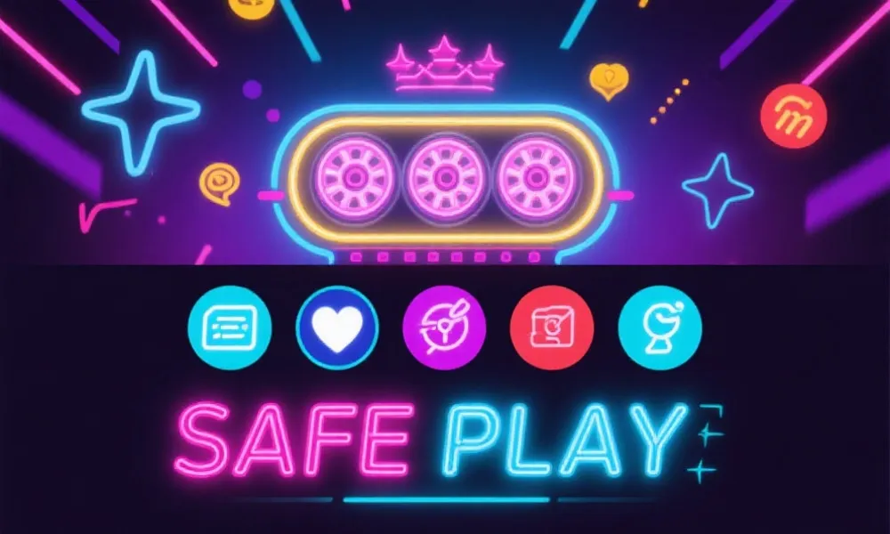 安全探索老虎机游戏的视觉横幅